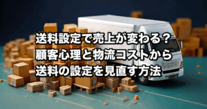 送料の設定で売上が変わる？ 顧客心理と物流コストのバランス感覚