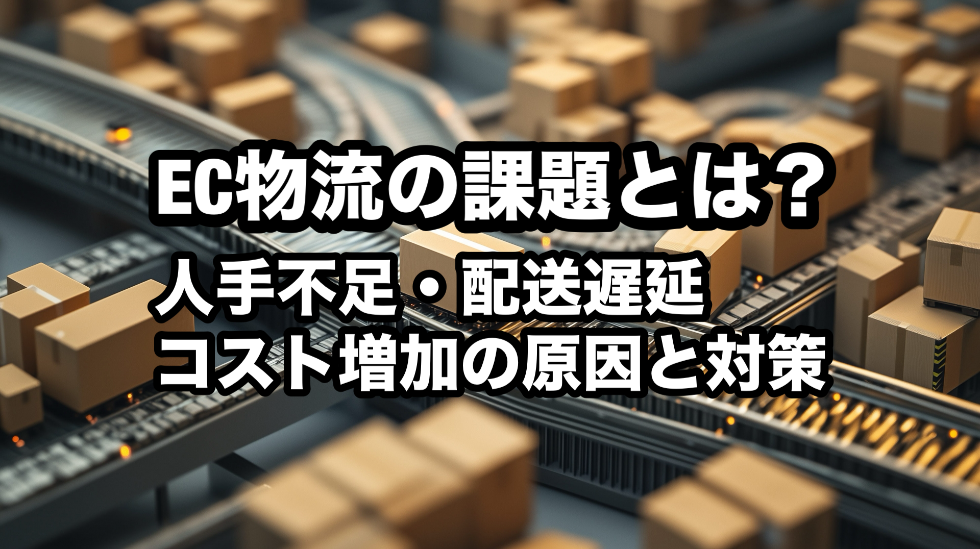 EC物流の課題とは？人手不足・配送遅延・コスト増の原因と対策を解説